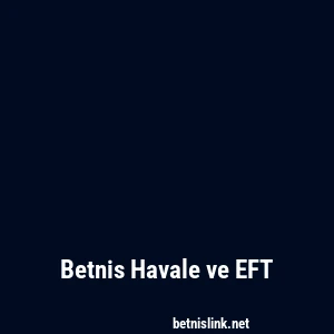 Betnis Havale ve EFT